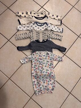 Baby Neutral & Multicolor Sleepers Bundle